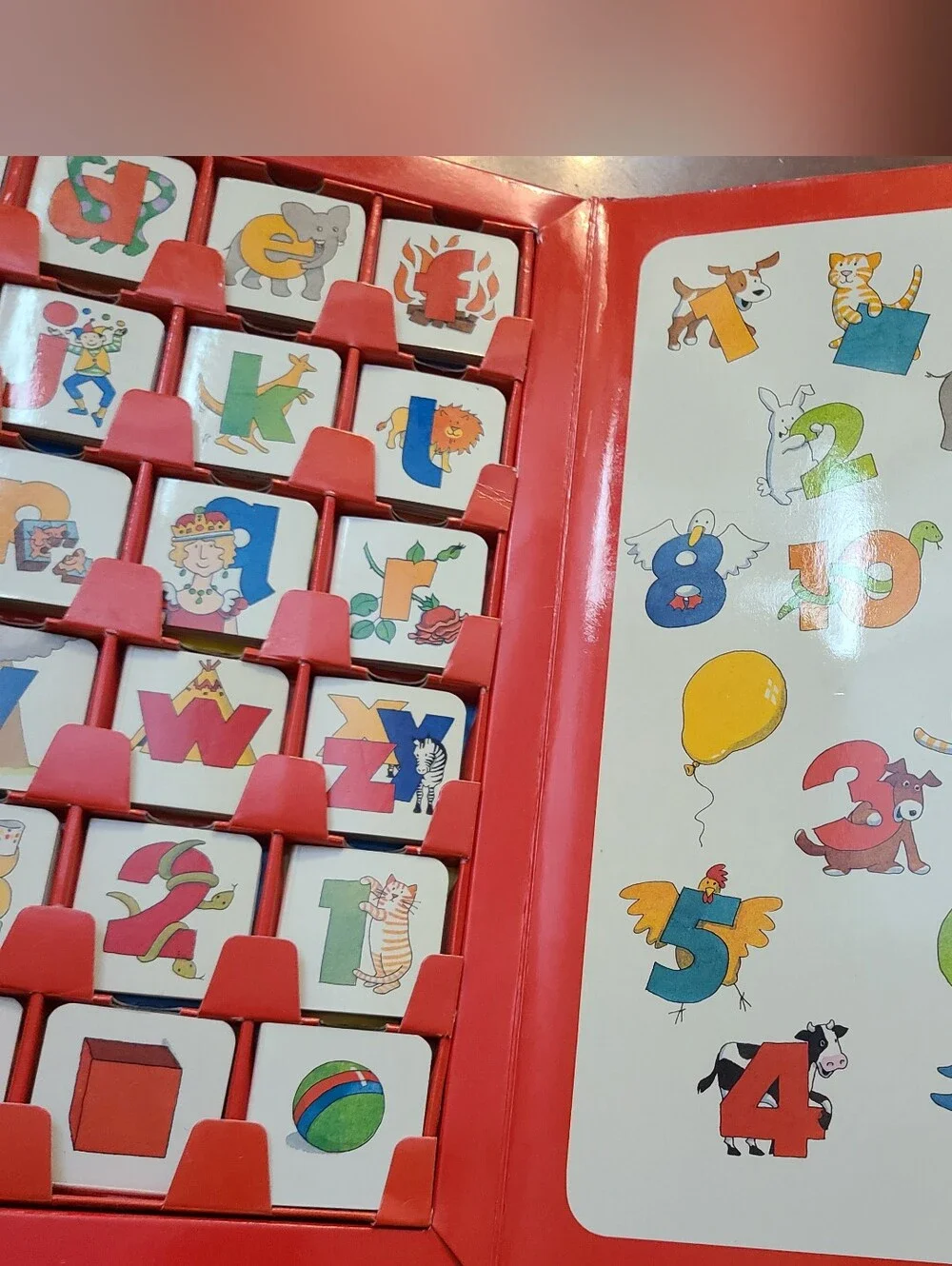 The Learning Box Alphabet & Numbers Educational Toy, Illustrated Mini-Books 1998